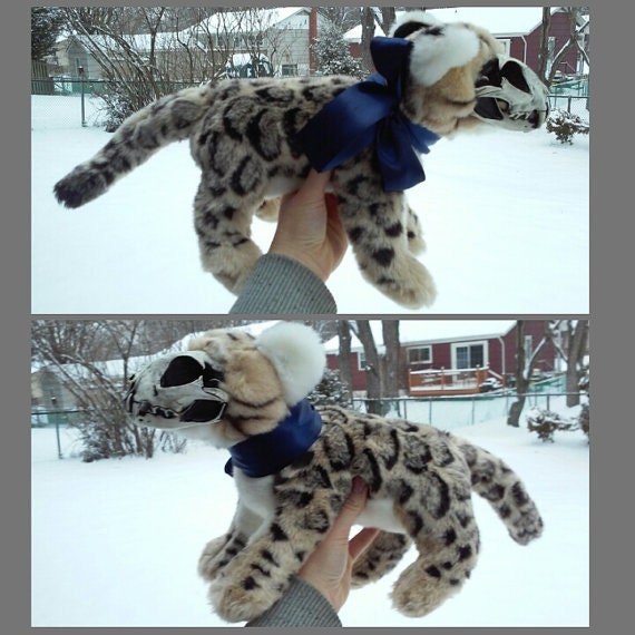 clouded leopard soft toy