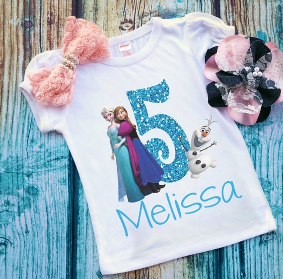 Birthday Shirt. Birthday Girl. Frozen by Thislittlelight00 on Etsy