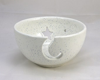 Large Pottery Yarn Bowl Knitting Bowl Crochet Bowl Lead free Glaze made to order