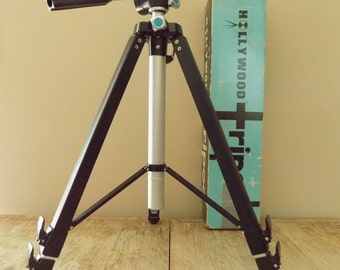 Vintage Acme-Lite Ensign Master Deluxe Channel Tripod | Acme Lite Hollywood Tripod Chicago | Telescoping Tripod