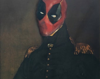 Deadpool Parody, 'The Hole in the Fourth Wall' - Limited Edition Print or Poster - Funny Deadpool Print, Gift for Deadpool Fan -Dave Pollot