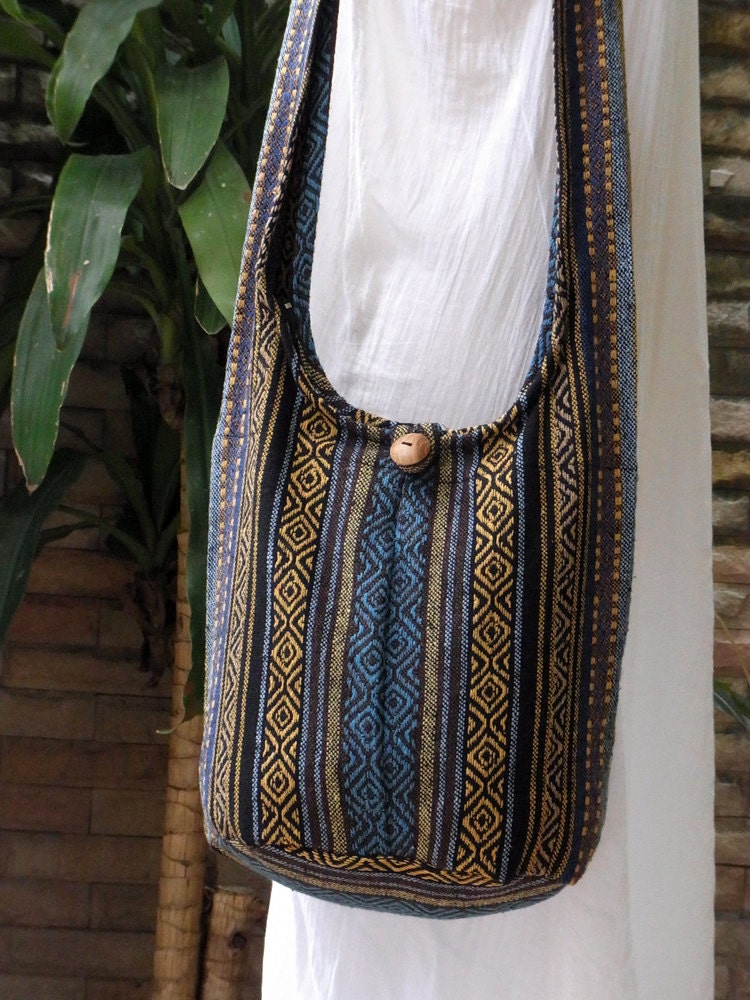 SMALL SIZE Hobo Boho Hippie Hippy Vegan Crossbody Bag Women