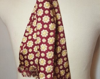 FREE SHIPPING 1940 Rayon Men Scarf
