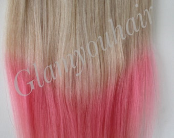18" 100g -HALO-Secret -Miracle wire OMBRE -100% Human Hair extensions 3A grade. wowoo!!!