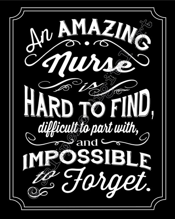 Nurse Gift An amazing nurse INSTANT DOWNLOAD