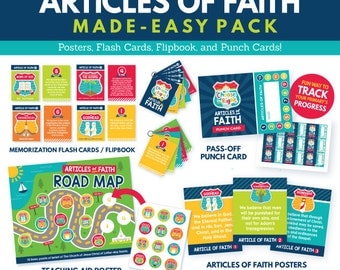 2017 LDS Primary Theme- Articles of Faith Printables