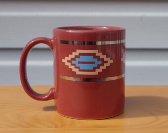 Vintage Southwest Style Mug, Made in USA