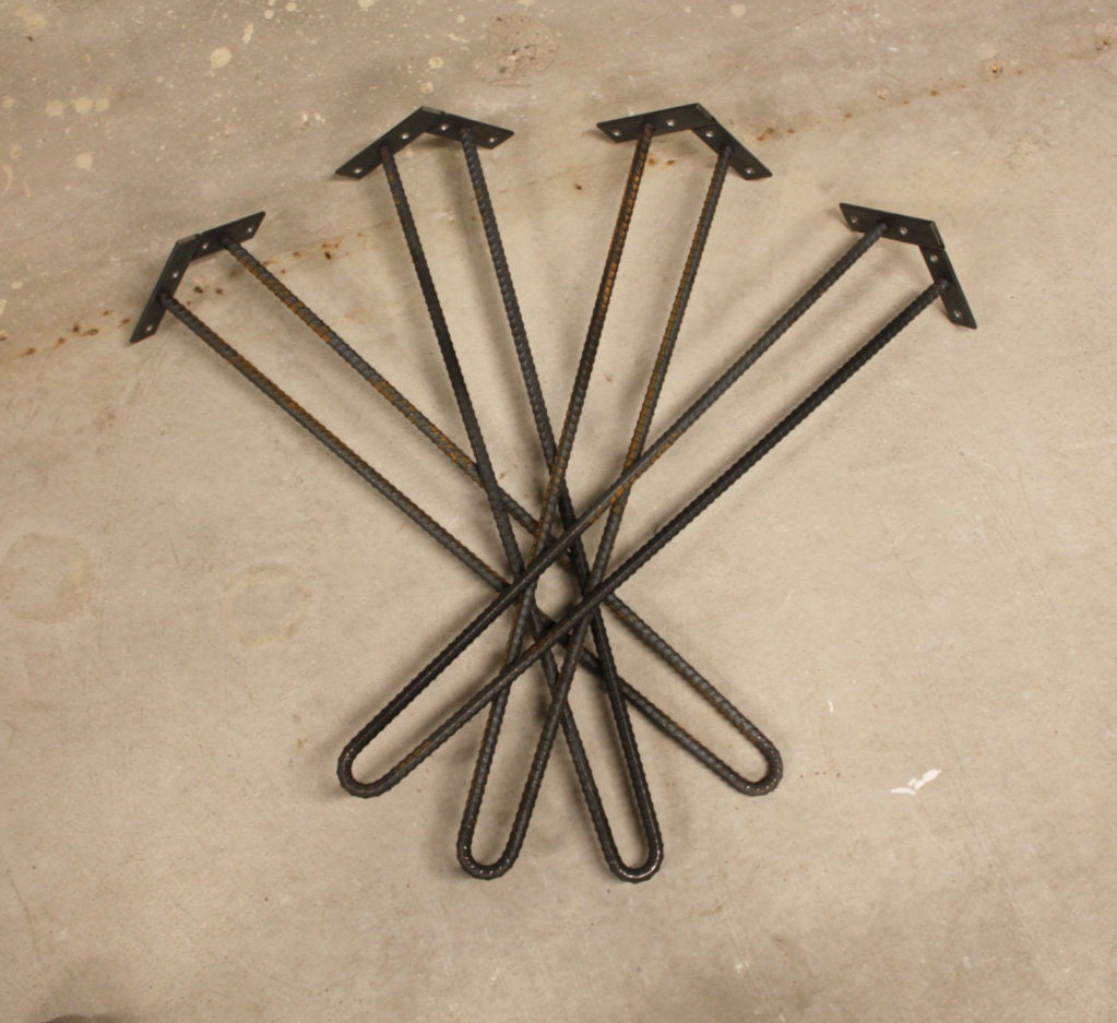 Hairpin Table Leg 28 Individual Leg 1/2 ReBar
