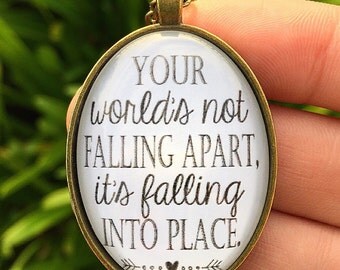 into life verse falling bible place about Verse ashes gives He for beauty Necklace Bible Pendant