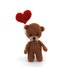 gift for Valentine's day tiny TEDDY BEAR with red heart