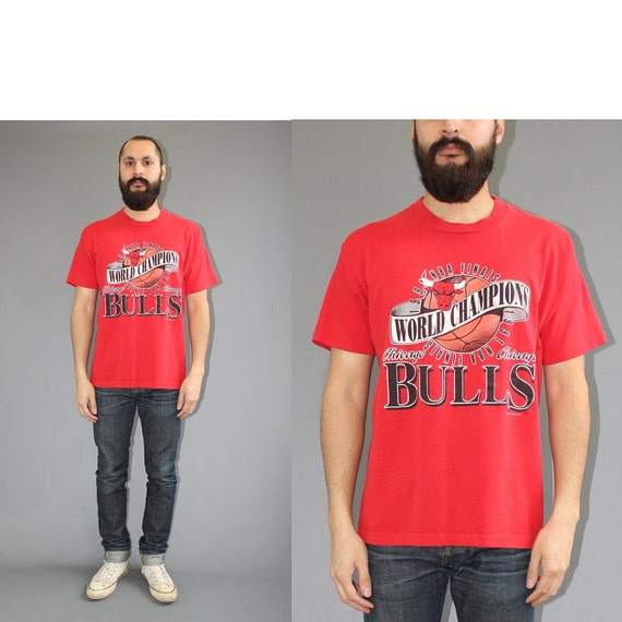 bulls 1991 championship shirt