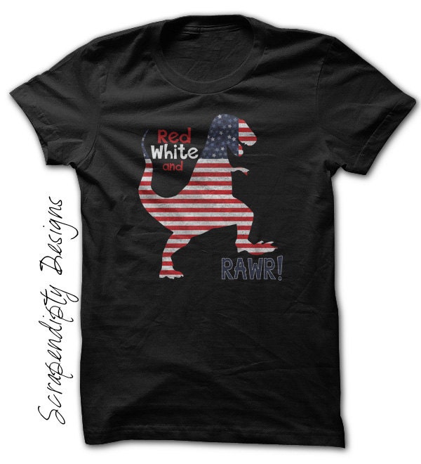 dinosaur fourth of july shirt