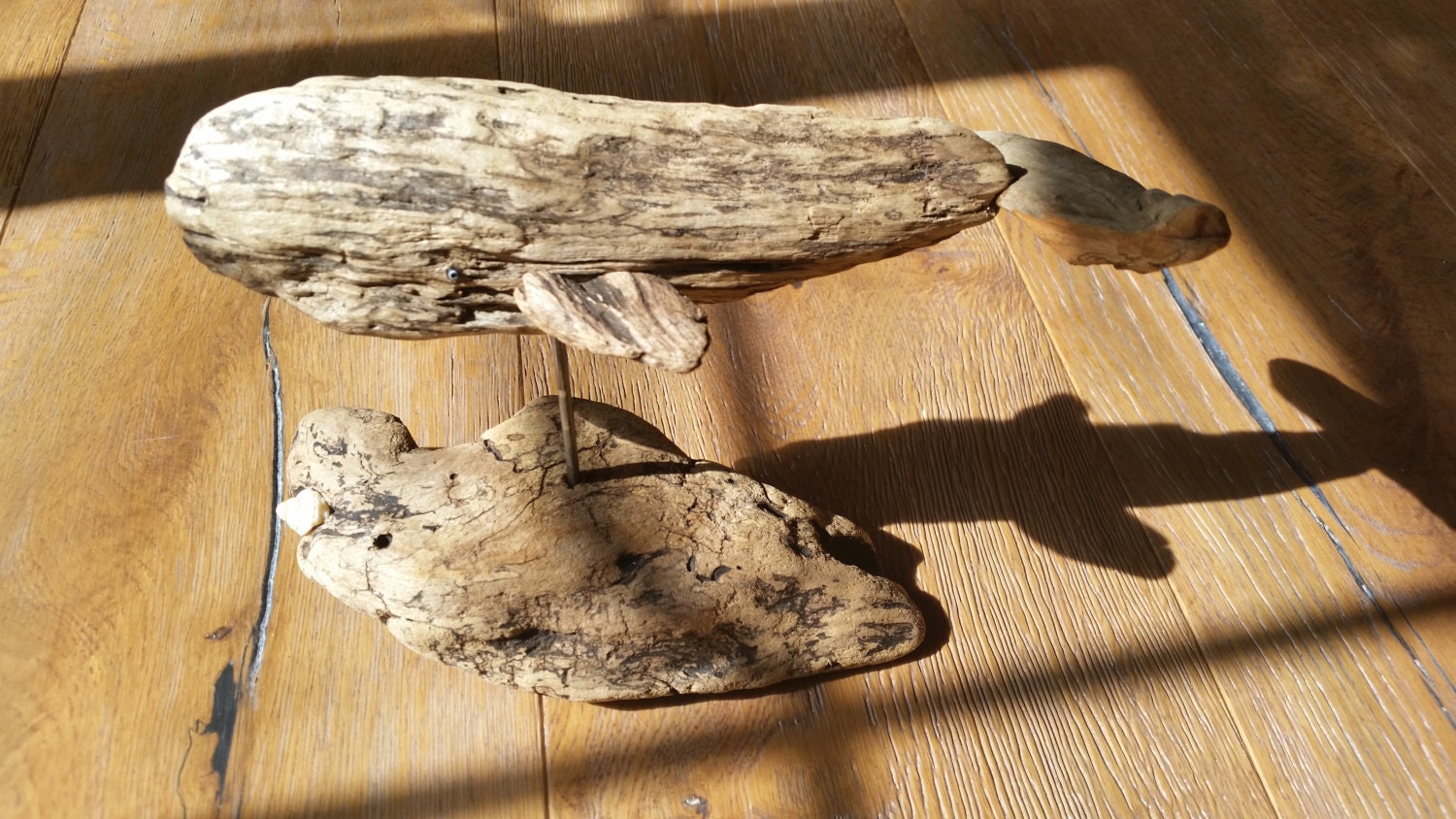 DRIFTWOOD WHALE driftwood decor Beach Decor Natural Wood