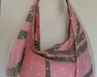 CHOCOLATE AND STRAWBERRIES- A Slouchy Hobo Bag