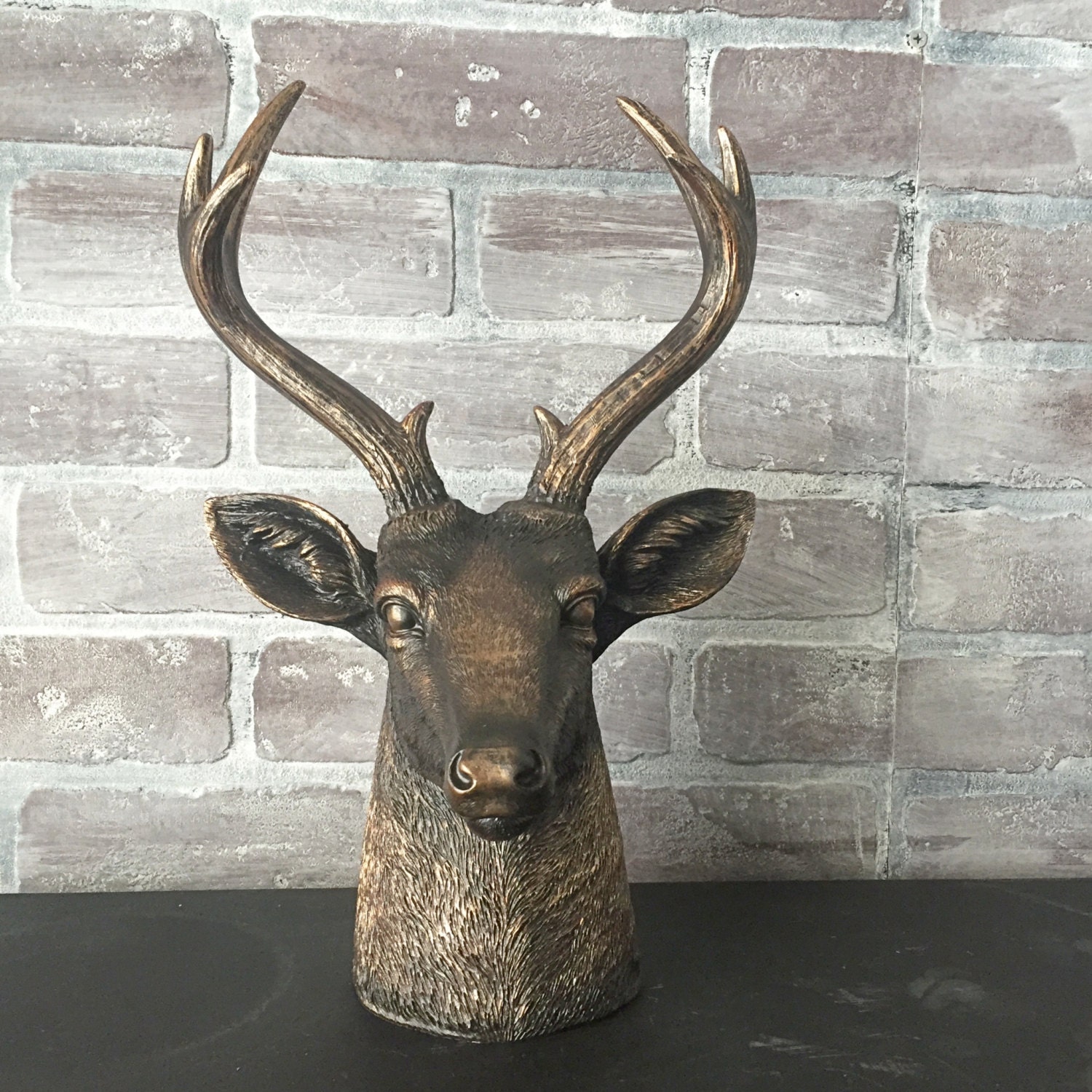 ANY COLOR Deer Head Bust Statue // Faux Taxidermy // Jewelry