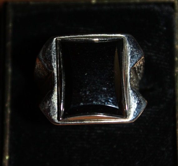 Mens Silver Ring Heavy 12 grams Vintage Sterling Silver 925