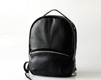 Soft Pebbled Leather Backpack OPELLE Kanye leather backpack