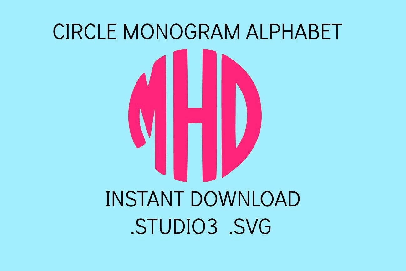 Download Circle Monogram Svg, Monogram Letters, Circle Monogram ...