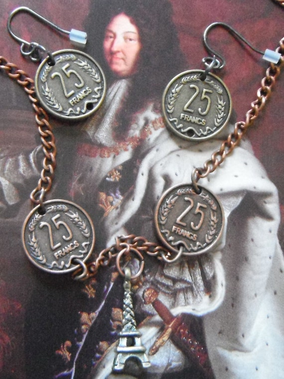 France Jewelry Set by TripleTwisting on Etsy