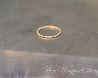 Nose Ring Diamond Cut / Cartilage - Gold or Silver - 24 gauge Nose Hoop -VARIETY of Sizes - Earring Helix Tragus Septum Eyebrow Lip Conch