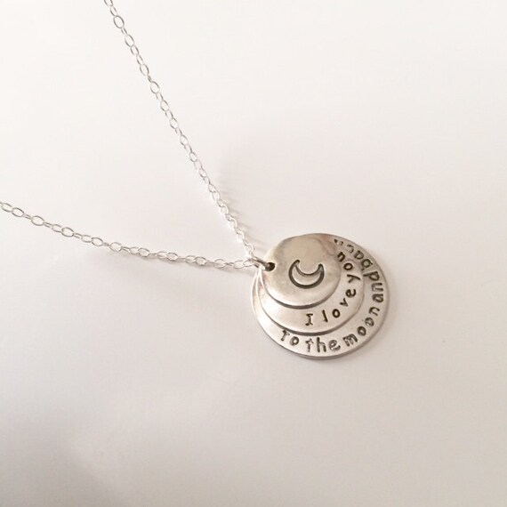 I Love You To The Moon And Back Necklace Moon Necklace