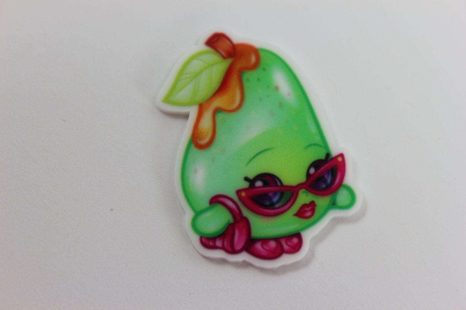 Shopkins Posh Pear Planar Resin For by LucysCraftyBoutique on Etsy