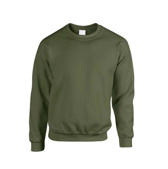 army green nike crewneck