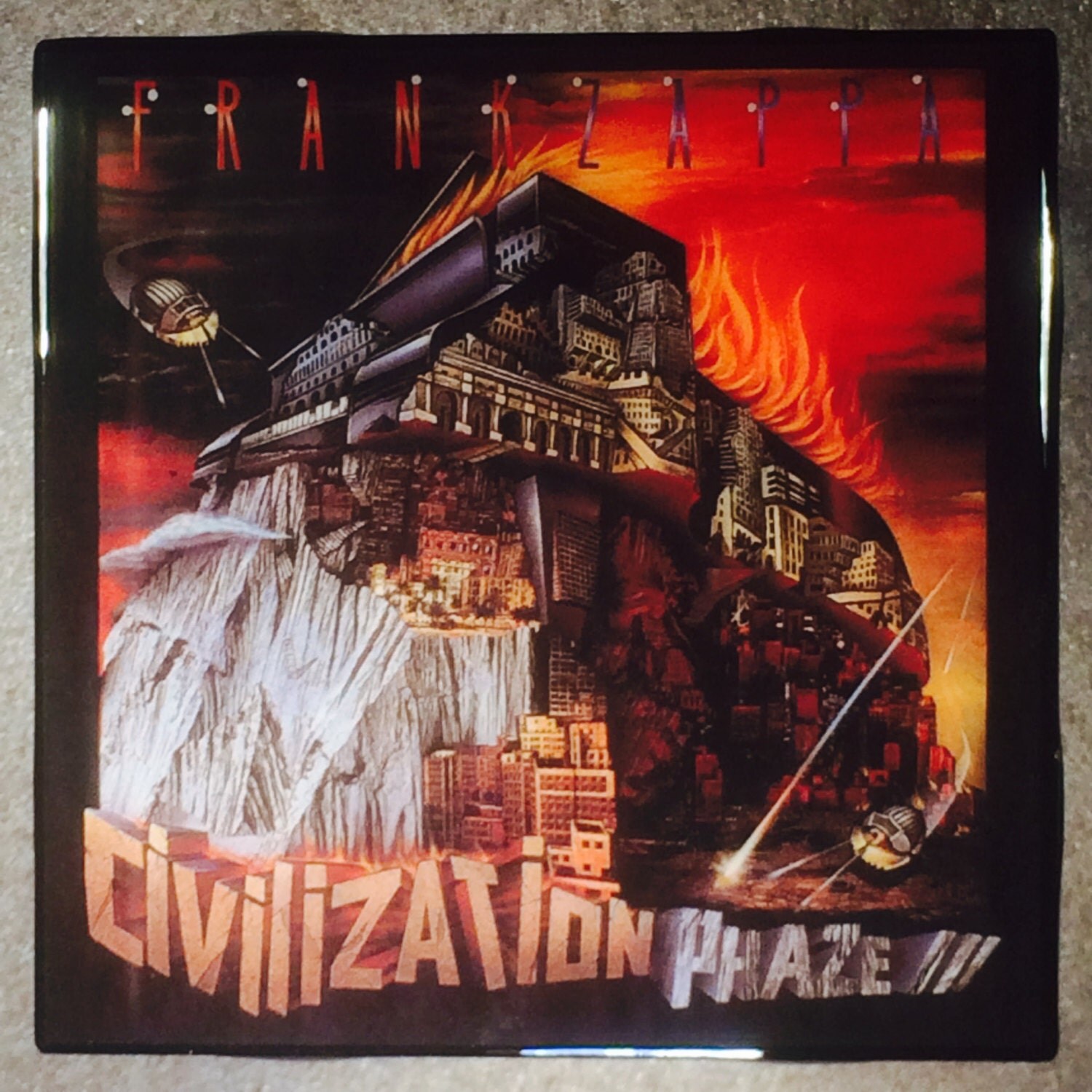 FRANK ZAPPA Civilization Phaze III Record Cover by CoasterLily