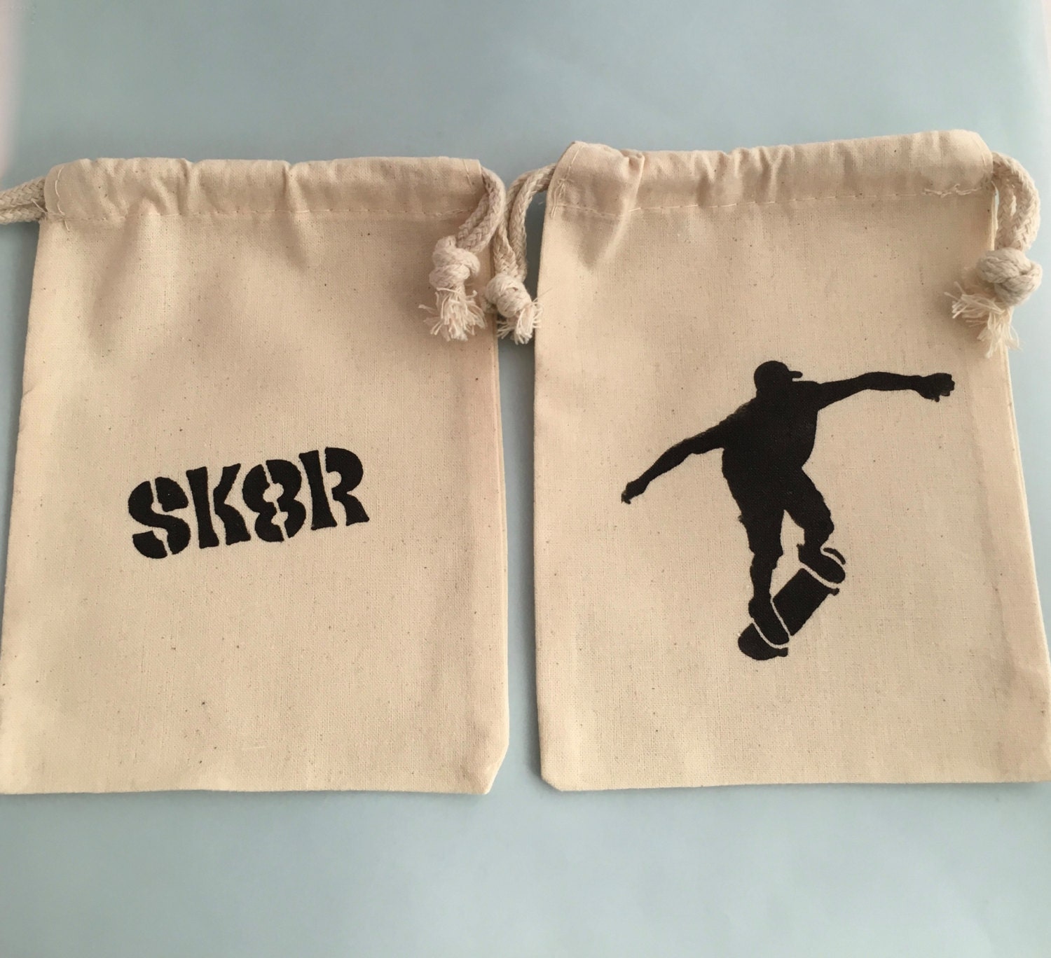 Skateboarder Favor Bags Mixed SK8R and Skateboarder