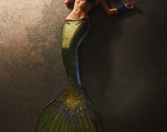 Custome made swimmable silicone mermaid tail