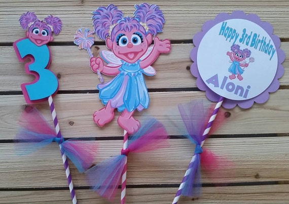 Abby Cadabby Centerpiece Personalized Abby By Silviaspartydecor