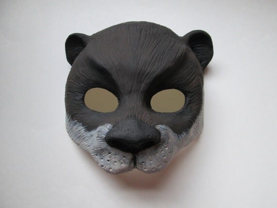 Sea Otter mask River Otter cute Animal mask hand painted