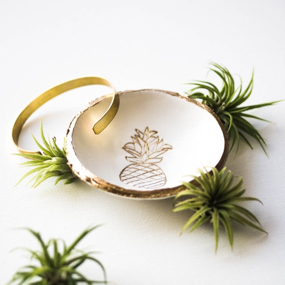 Pineapple Jewelry Dish // Ring Dish // Catch all