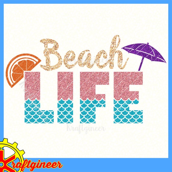 Download Beach Life SVG Sea Life SVG LIFE Svg cutfile for Cricut