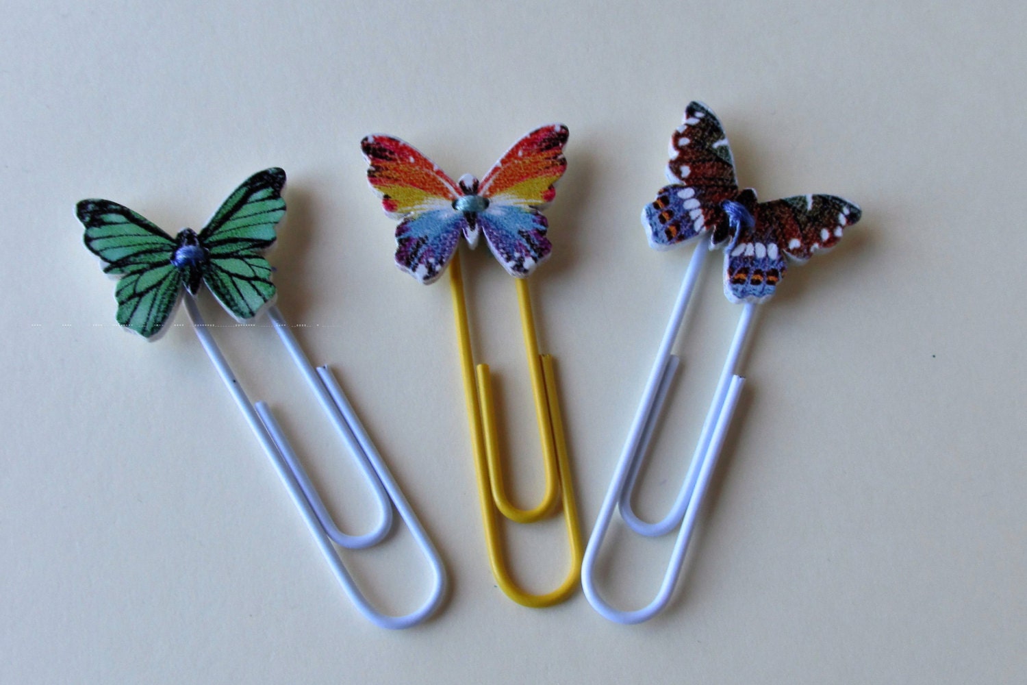 Butterfly Paper Clips Set of 3