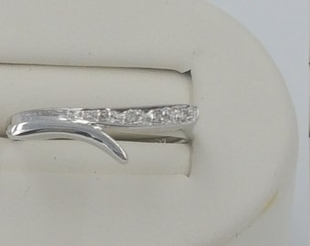 Diamond ring .05 carat total weight 10KT white gold