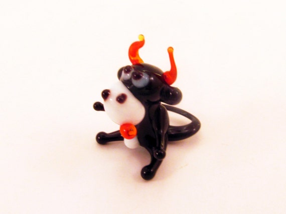 blown glass cow