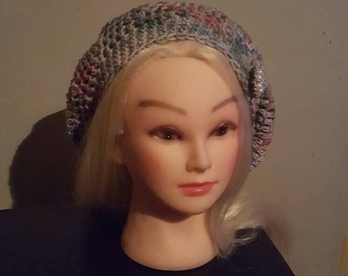 Handmade Crochet Bramble Slouchy Hat