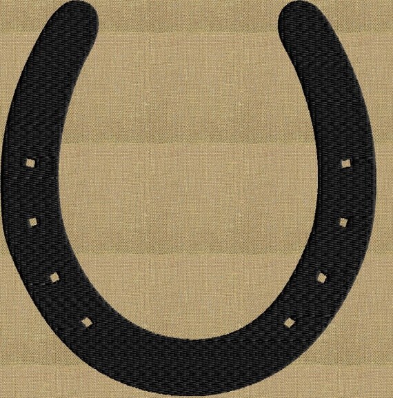 Horseshoe Font Frame Monogram Design Font not included