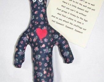 Dammit Doll with heart