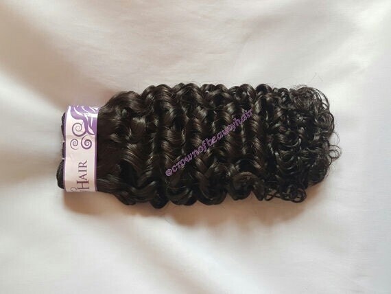 7. Blue Curly Drag Hair Clip-Ins - wide 2