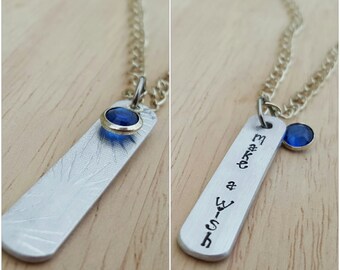 Hand stamped make a wish necklace, inspirational jewellery dandelion pendant chanel necklace, gift for her mum sister nan aunty best friend