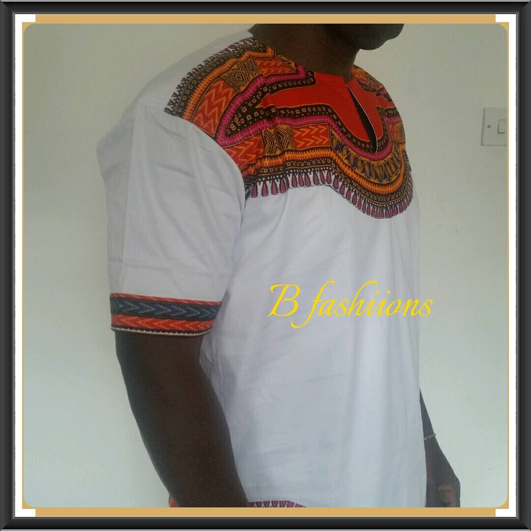 white dashiki shirt