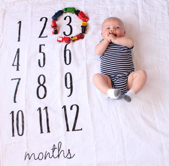 Month birthday blanket