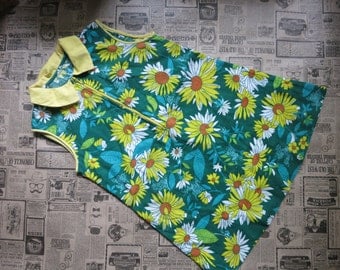 Toddler girl dress, vintage dress kids, girls dress, vintage childs dress, girls summer dress, child's sun dress, girl's summer dress