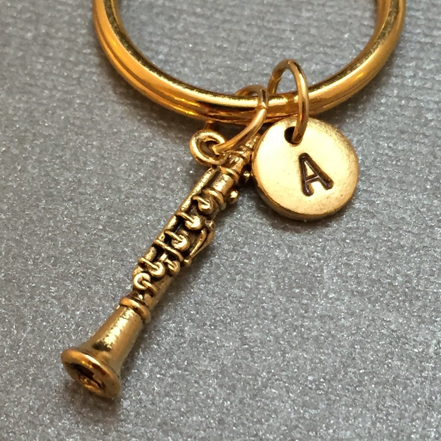 keychain charm musical instrument