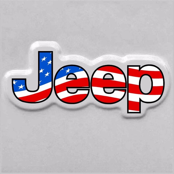 Pair 2 Jeep American Flag Stickers/Decals Jeep TJ XJ JK by ddarlak