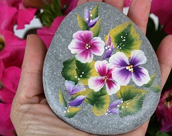 Nº53- painted pebble, hand painted stone, painted rock, painted stone, painted pebbles, piedras pintadas,