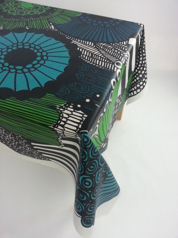 Oilcloth Marimekko oilcloth Oilcloth by YulkisHomeDecor on Etsy