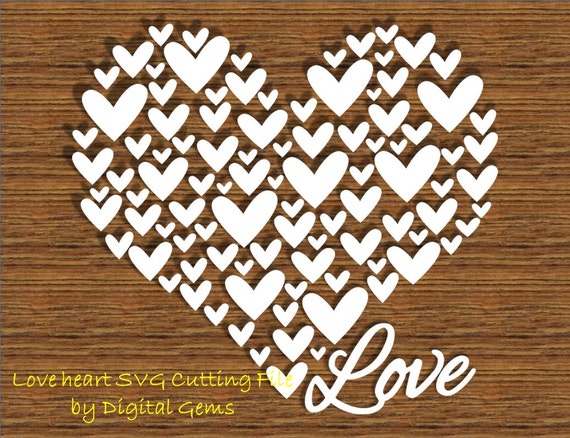 Download SVG Love Heart Cutting File for Cricut Design Space by ...